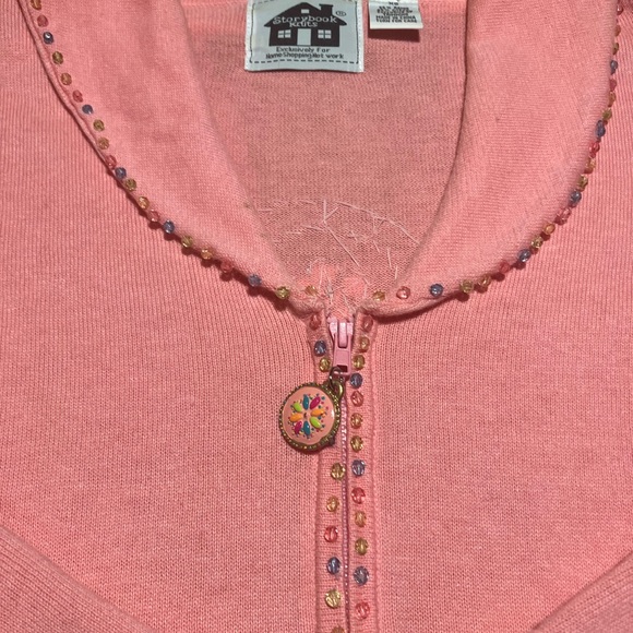 Pink Cardigan Sweater - Picture 8 of 14